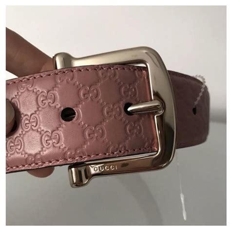 cintura gucci con perle rosa|cinture Gucci.